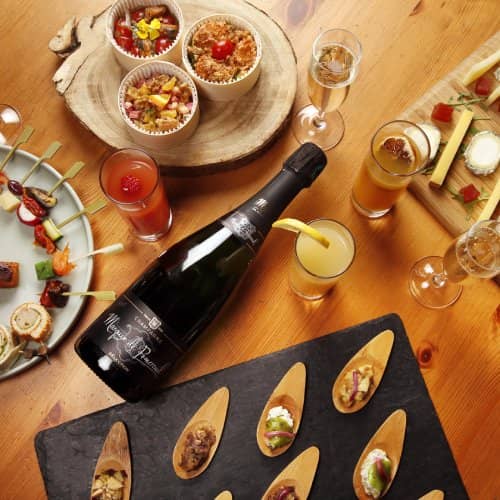 NET_Plateaux pièces sucrées - cuillières - chessecake citron- biscuits fourrés