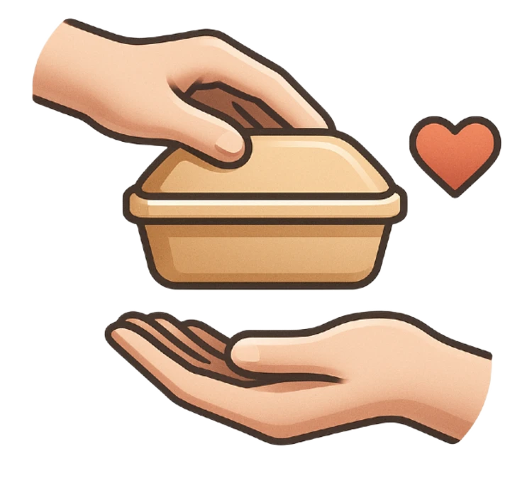 NET_Icone solidarité & approche anti-gaspi e le vélo du soir traiteur éco-responsable Paris